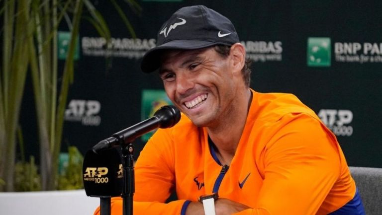 Rafael Nadal en conferencia de prensa