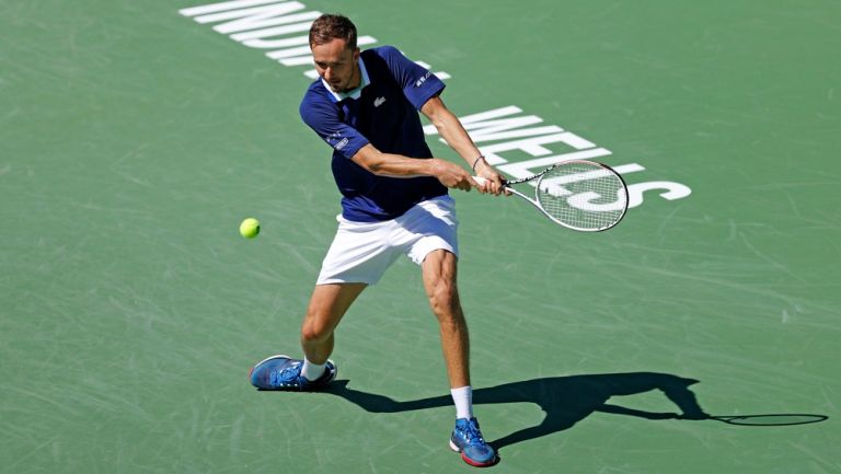 Daniil Medvedev durante un partido