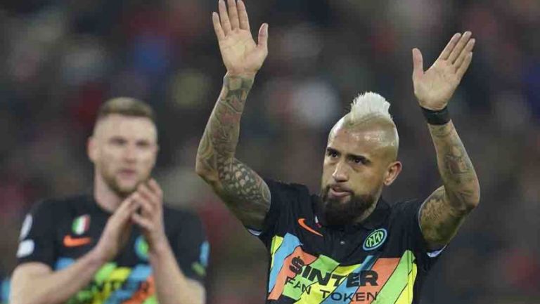 Arturo Vidal, jugador chileno del Inter de Milan 