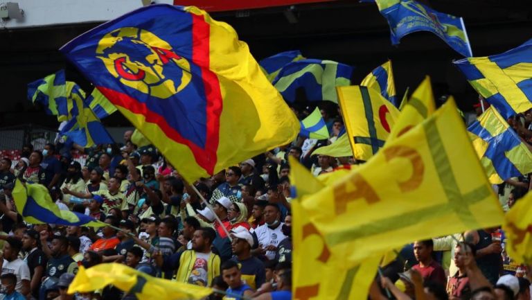 Afición del América en el Estadio Azteca