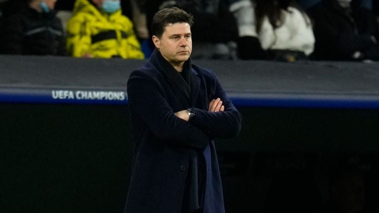 Mauricio Pochettino durante la derrota del PSG vs Madrid