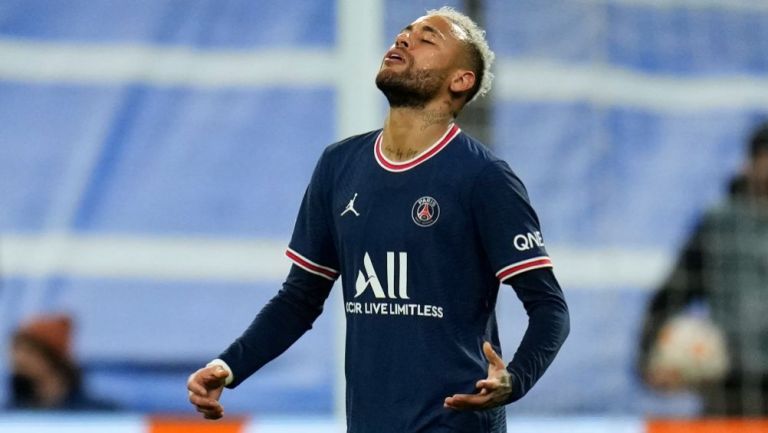 Neymar en un partido del PSG