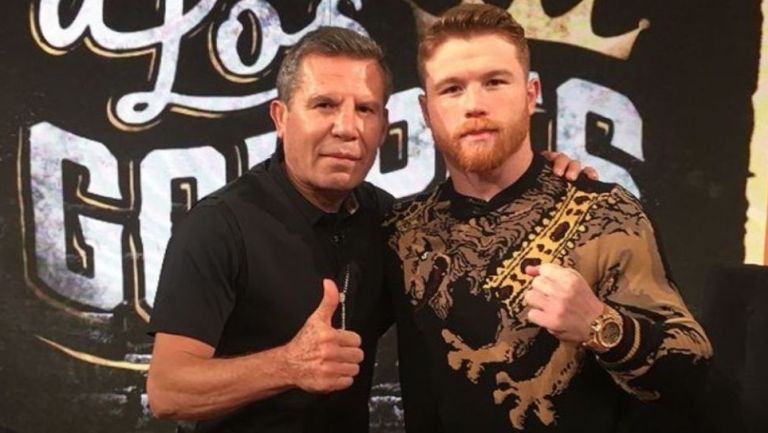 Julio César Chávez y Canelo Álvarez