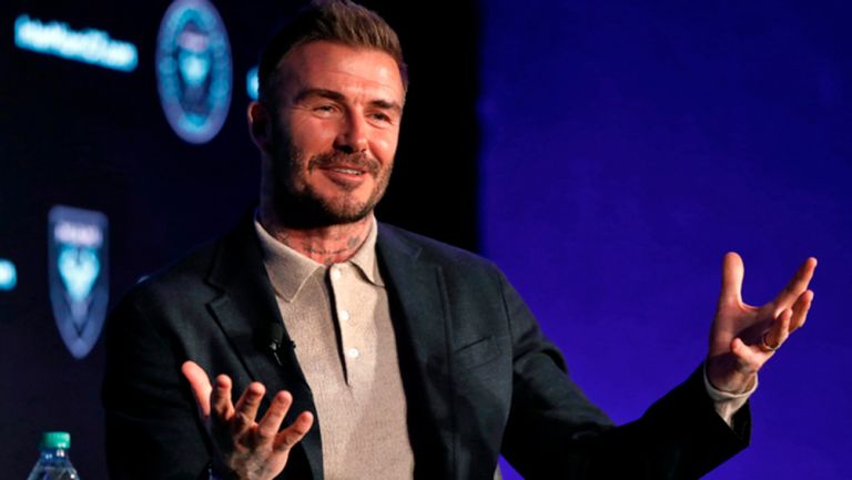 David Beckham, durante un evento