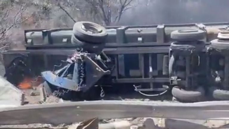 Accidente en la autopista del Sol