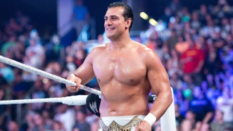 Alberto del Río previo a una lucha en WWE