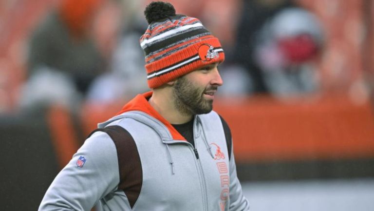 Baker Mayfield previo a un juego de los Browns