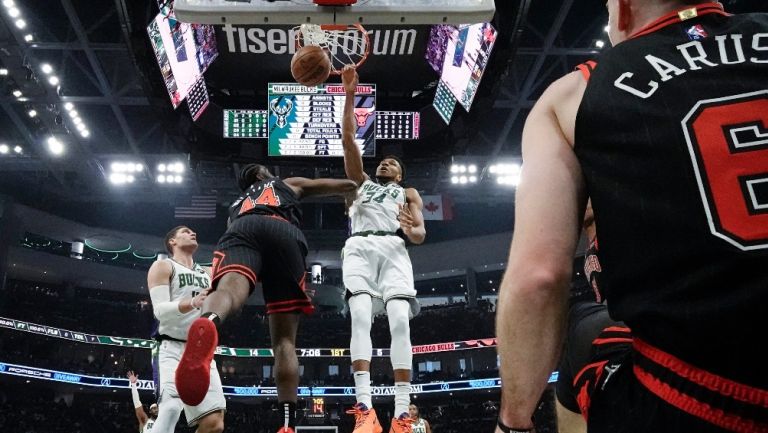 Bucks venció a los Bulls en el primer juego de la serie 