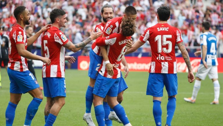 Atlético de Madrid venció al Espanyol 