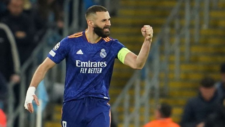 Benzema en el juego con el Madrid 