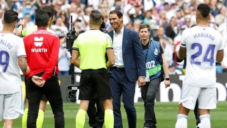 Rafael Nadal dio la patada inicial con el Real Madrid 