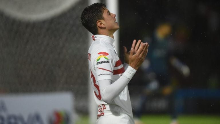 Haret Ortega, defensa central de los Diablos Rojos del Toluca