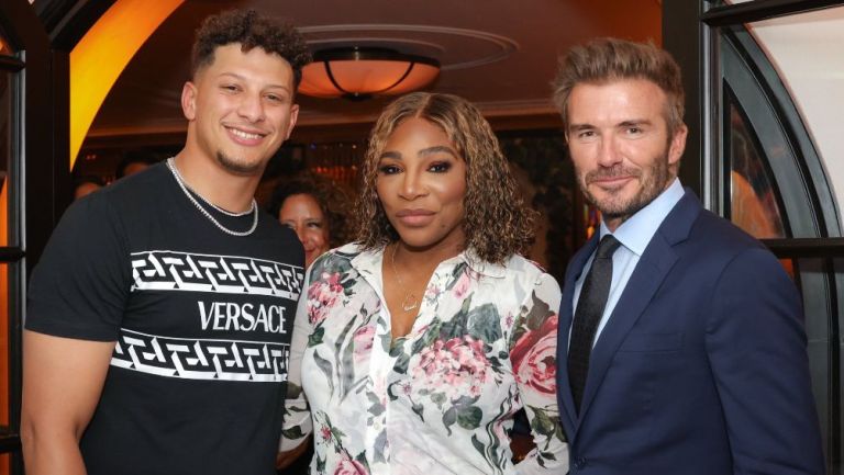 Patrick Mahomes, Serena Williams y David Beckham