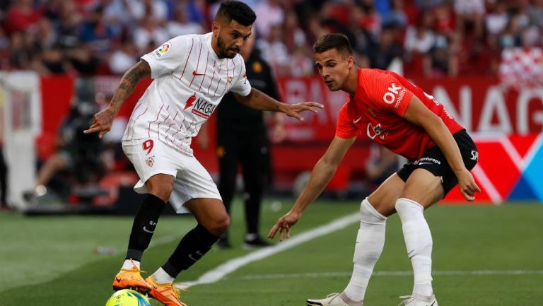 Sevilla vs Mallorca en acción 