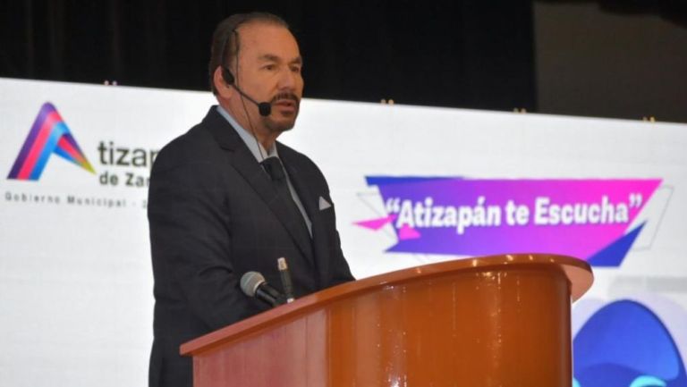 El Presidente municipal de Atizapán, Pedro Rodríguez Villegas