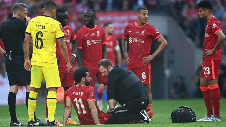 Salah se lesiona en la Final de la FA Cup