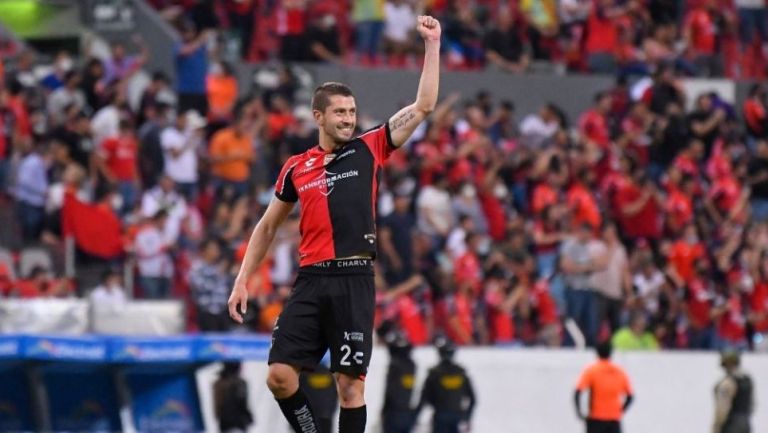 Martín Nervo durante un partido del Atlas