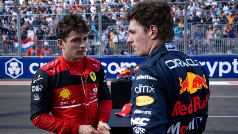Leclerc y Verstappen en la F1
