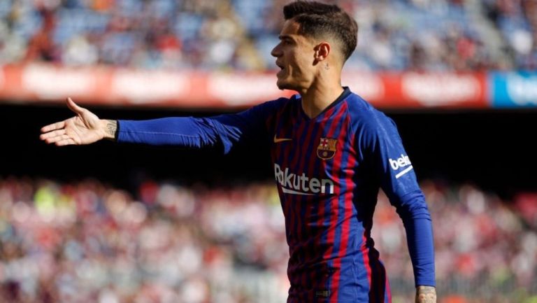 Phillippe Coutinho con el Barcelona