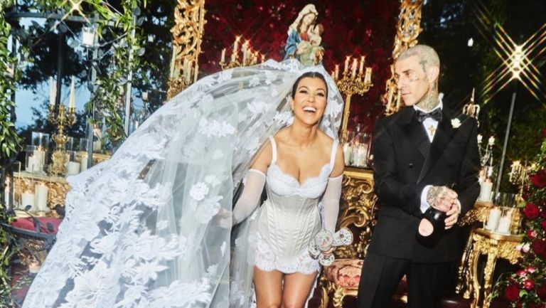 Kourtney Kardashian y Travis Kravis se casaron en Portofino, Italia