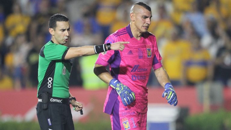 Tigres protestó expulsión de Nahuel Guzmán en Semifinales ante Atlas
