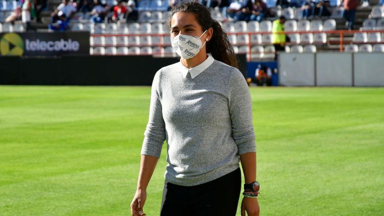 Eva Espejo, técnica de las Rayadas de Monterrey