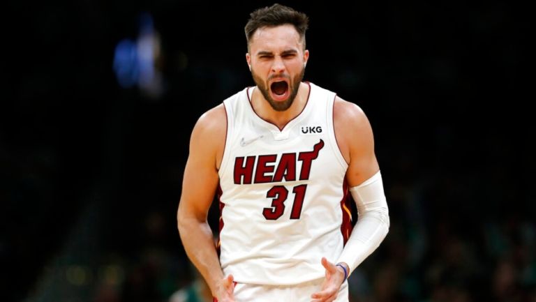 Strucs en un juego del Miami Heat