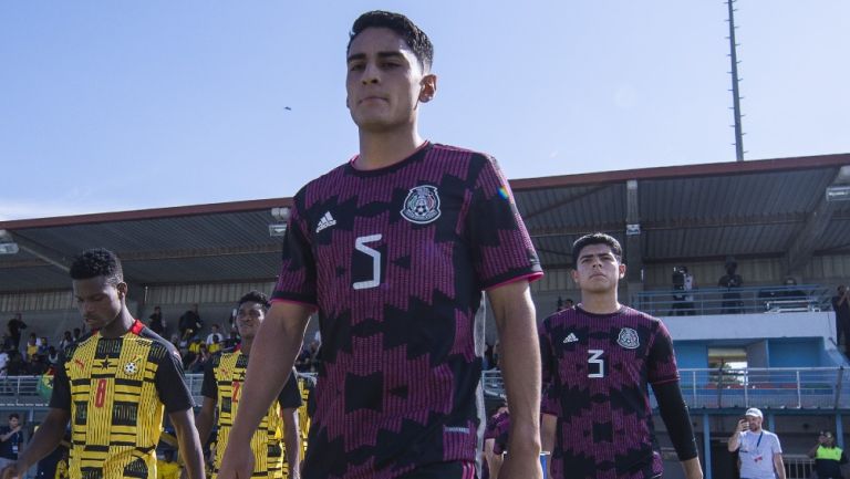 Selección Mexicana Sub 21: Santiago Naveda salió lesionado del juego ante Ghana