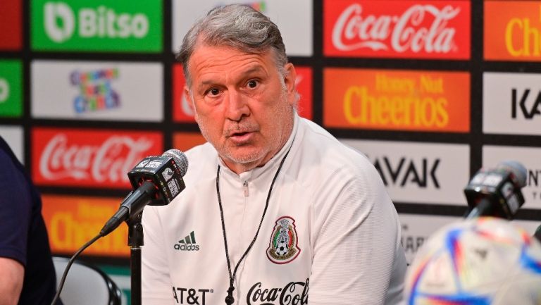Martino en conferencia de prensa previo al juego vs Uruguay