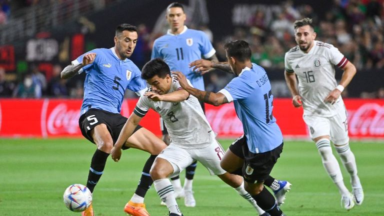 Fernando Beltrán vio acción en el duelo contra Uruguay