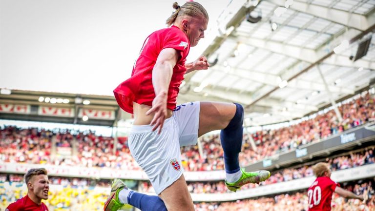UEFA Nations League: Erling Haaland da el triunfo a Noruega sobre Suecia