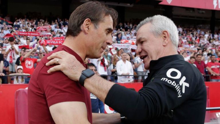 Javier Aguirre , entrenador del Mallorca de España