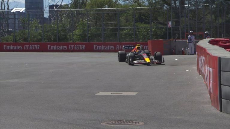 Checo Pérez sin motor en el GP de Canadá