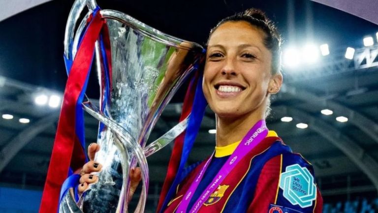 Jennifer Hermoso tras ser Campeona con el Barcelona