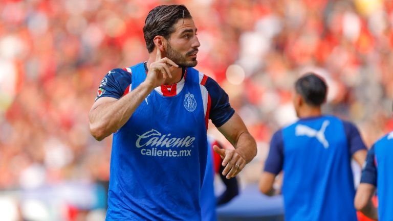 Antonio Briseño durante un partido de vuelta de Cuartos de Final 