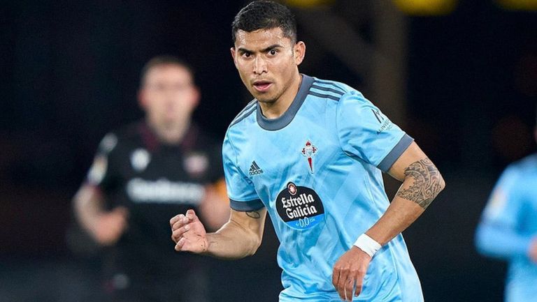 Orbelín Pineda con Celta de Vigo