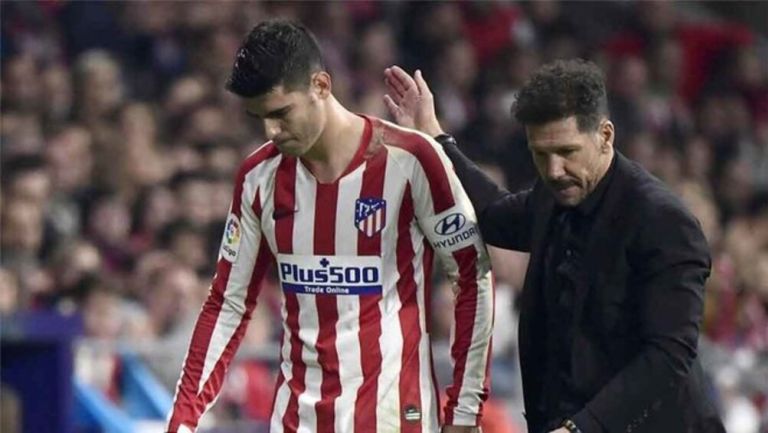 Morata tendría problemas con el Cholo Simeone