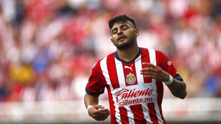 Alexis Vega en lamento con Chivas