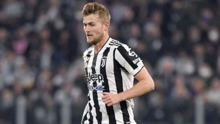 Matthijs de Ligt durante un partido de la Juventus