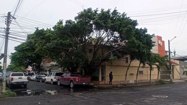 Domicilio afectado en Boca de Río