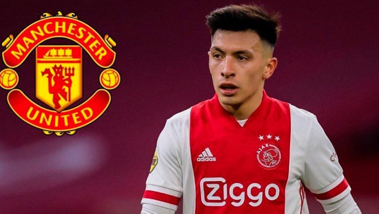 Lisandro Martínez, en acción con el Ajax