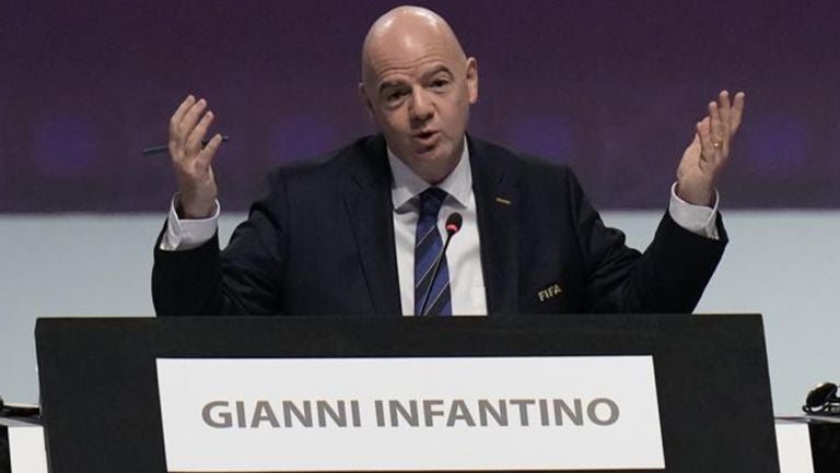 Gianni Infantino, durante un evento de FIFA