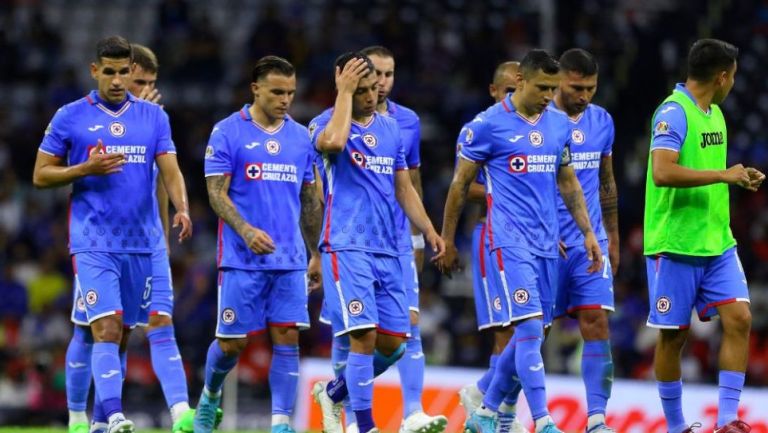 Jugadores de Cruz Azul tras un partido