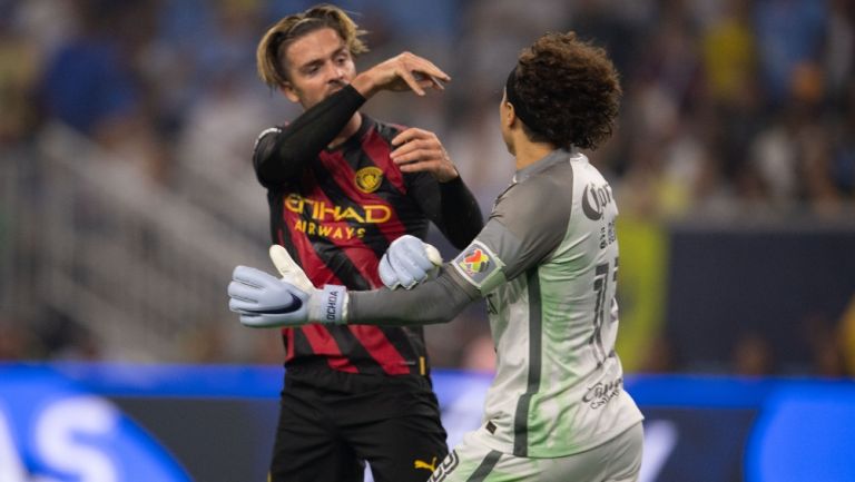 Bronca entre Ochoa y Grealish