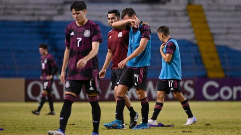 Jugadores de la Selección Mexicana Sub 20 tras eliminación