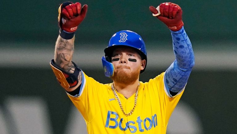 Alex Verdugo: Doblete productor del mexicano en victoria de Boston