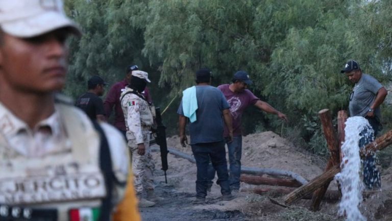 El Ejército trabaja en la zona cero 