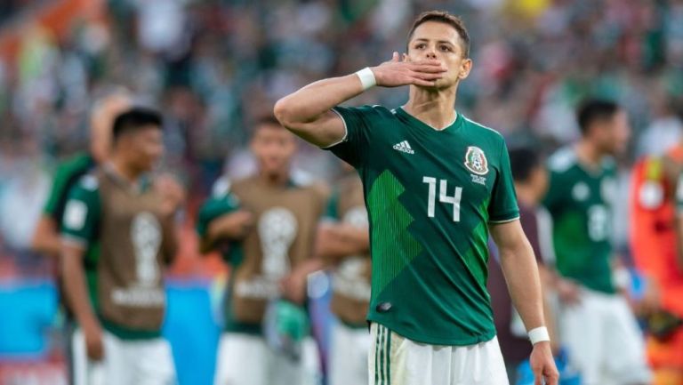 Chicharito tras un partido de México