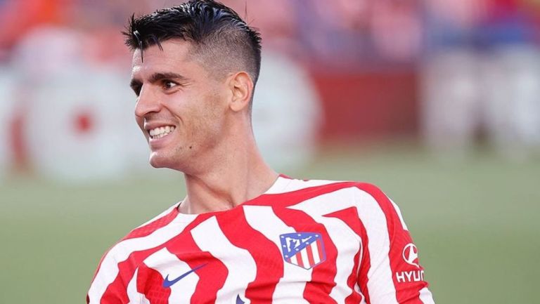 Álvaro Morata, delantero del Atlético de Madrid