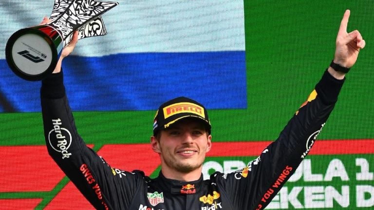 Max Verstappen en el GP de Países Bajos